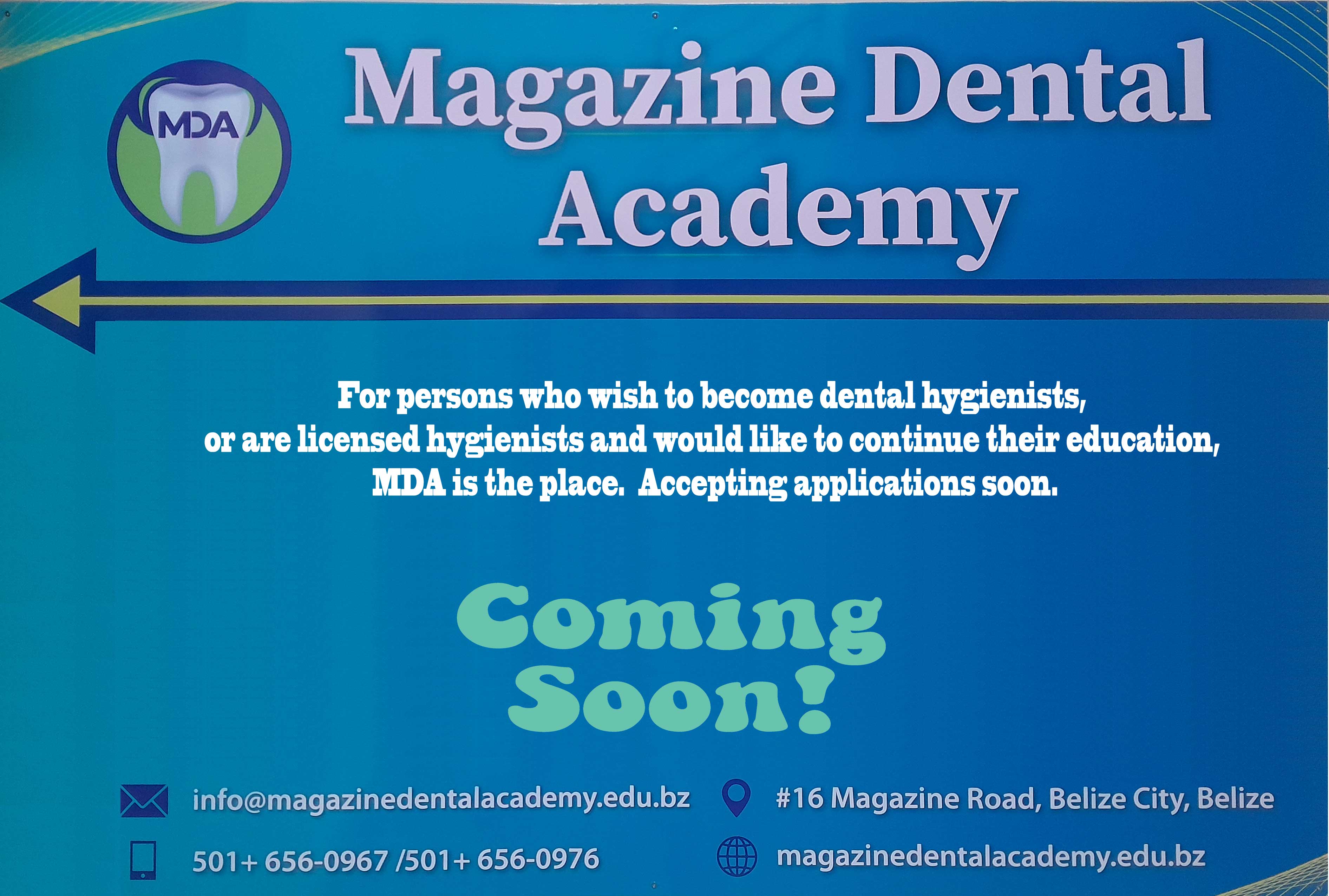 Magazine Dental Academy - Coming Soon.